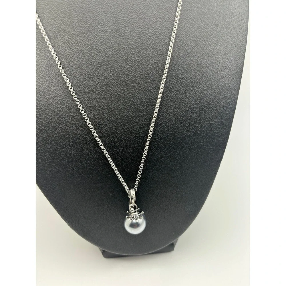 Sterling‎ Necklace with Natural pearl Pendant